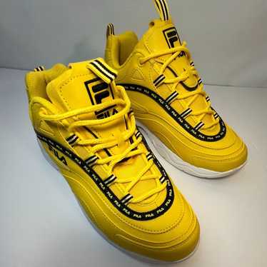 No.867 FILA スモーキーYELLOWのプリーツ☆新品☆XL☆ 41yRjIojm1L.jpg_BO30,255,255,