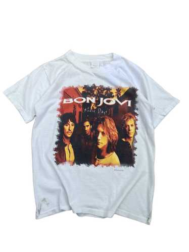 90s BON JOVI These Days ヨーロッパツアー Tシャツ　L 90s USA製 BON JOVI these days ツアー Tシャツ - メルカリ