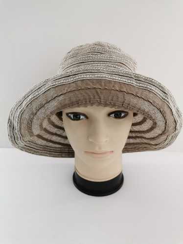 帽子 72360054 FERRUCClO VECCHI Hat Rare Vintage FERRUCCIO VECCHI Made in Italy Striped Multi