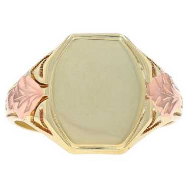 Art deco mens signet - Gem