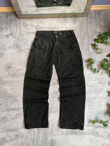 パンツ EMPORIO ARMANI 22FW WIDE CARGO PANTS EMPORIO ARMANI 22FW WIDE CARGO PANTS Size 44 Black stylish
