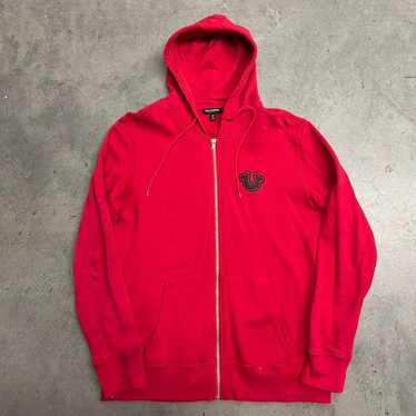 TRUE RELIGION ステッチ ジップアップパーカー 関税送料無料 True Religion Big T Classic Zip Hoody Lurex Stitch, Winter