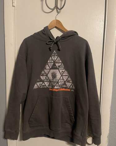 【IONSEOUL】Floyd vintage printed sweatshirt 4JH440 Vintage pink floyd hoodie - Gem