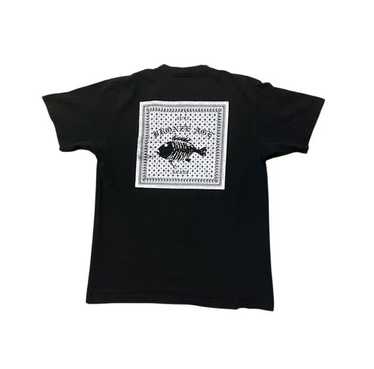 vintage heads スケートtシャツ　BRONZE AGE ブラック BRONZE AGE ブロンズエイジ SQUARE スクエアフィッシュ ロゴ T