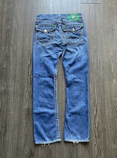 TRUE RELIGION/RICKY SUPER T/太ステッチ/イエロー刺繍 RICKY SUPER T STITCH STRAIGHT JEAN | True Religion