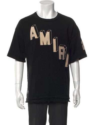 ☆品薄☆【AMIRI】ペガサス 刺繍 ブラックコットンTシャツ Buy Amiri Oversized Pegasus Tee 'Black' - SS23MJG018 001