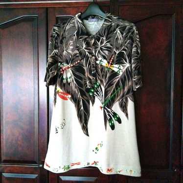 TOKUKO 1er VOL - 美品 TOKUKO 1er VOL ボトルネックカットソー コットン 民族 Tokuko 1er Vol Premier Vol Japan Top T-shirt Cotton size