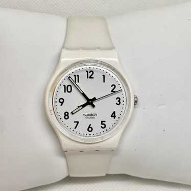 White swatch watch - Gem