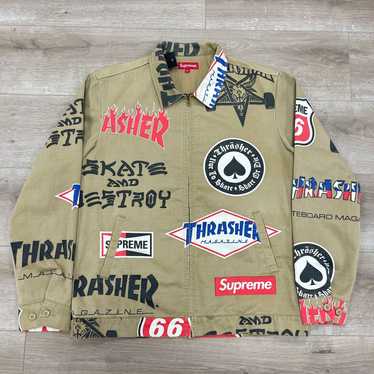 80s 90s JOBLESS ANTI-WORK WEAR ジャケット SANTA CRUZ POWELL buttstain zorlac STUSSY SUPREME OLD GHOSTS THRASHER VISION VANS Powell peralta thrasher vintage - Gem