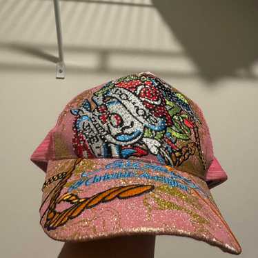 Pink ed hardy hat - Gem