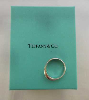 Tiffany silver ring twist - Gem