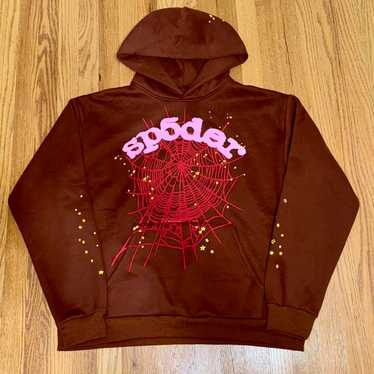楽天市場】SP5DER WEBSUIT HOODIE (BROWN)スパイダー/アトランタ