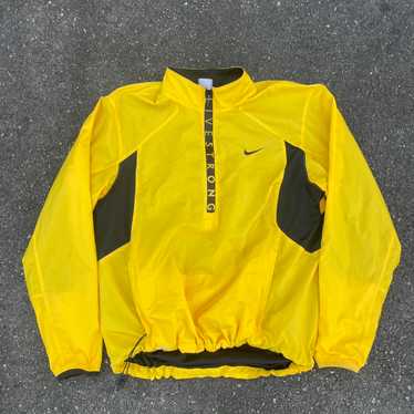 yellow and black nike windbreaker