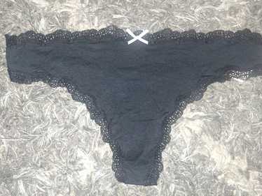 Lace trim thong - Gem