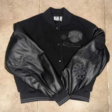 ジャケット・アウター 80s adidas trefoil varsity jacket y2k Vintage Deadstock 80s Adidas Trefoil Logo Bomber Jacket