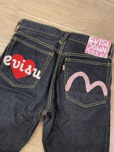 YAMANE EVISU デニム 人気 ピンク レディース Evisu denim jeans pink - Gem