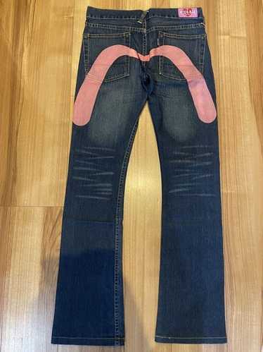 リンリン【EVISU】エヴィス　朱耳　2001 大黒 W32ピンク 希少EVISU エビスエヴィス朱耳スペシャル 2001 大黒 W32ピンク