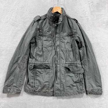 ジャケット・アウター Y2K DIESEL Military Design Jacket. diesel fishnet detail fur hooded bomber jacket S OLIVE