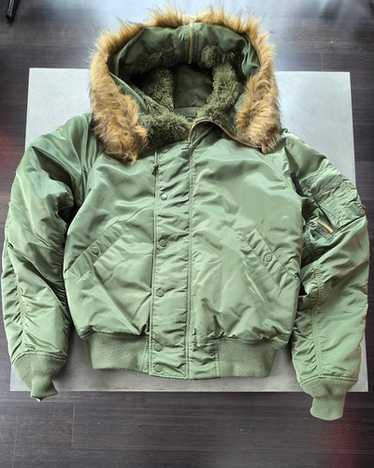 Alpha Industries N-2B Military Bomber Jacket Men's Size XL