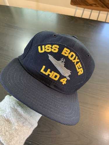 Navy USS Boxer LHD 4 Snapback Cap Made in USA Baseball Hat