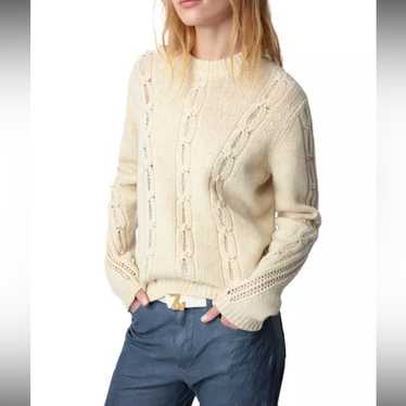 ꧁➶ ZADIG&VOLTAIRE カシミヤブレンド ハイゲージウールニット ZADIG&VOLTAIRE - ꧁➶ ZADIG&VOLTAIRE カシミヤブレンド