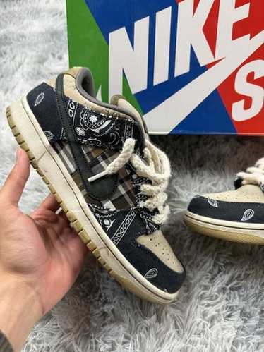 靴 NIKE dunk high pro SB travi scott AJ Jordan 1 Retro High OG SP Travis Scott Mocha Men's - CD4487