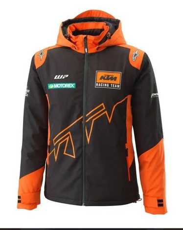 美品 KTM RACING TEAM ソフトシェルジャケット オレンジ/黒 XL 美品 KTM RACING TEAM ソフトシェルジャケット オレンジ/黒 XL