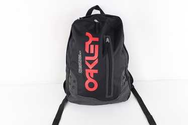 希少old oakley オークリー チェック ックバックパック 古着　90s Oakley Icon Backpack 2.0 オークリーアイコンバックパック 黒