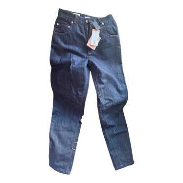 【VIP価格】MIUMIU JEANS IN DENIM E CAMOSCIO Miu Miu Jeans - Size 38 FR