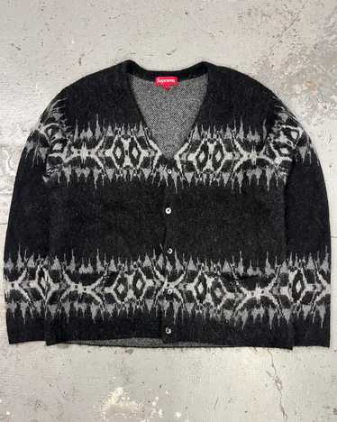 Supreme Brushed Mohair Cardigan L ブラック Supreme Brushed Grid Cardigan Black L | eBay