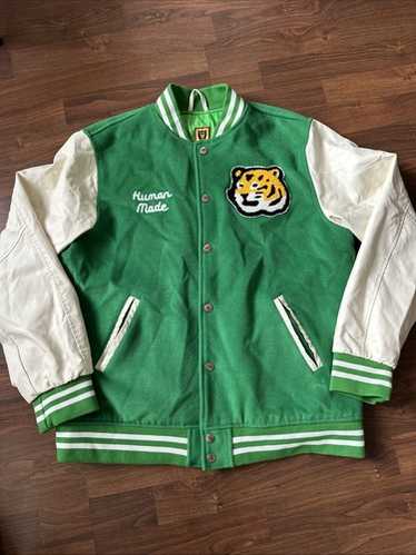 HUMAN MADE LEATHER TRACK JACKET ジャケット XL XL Human Made Leather Track Jacket - Gem