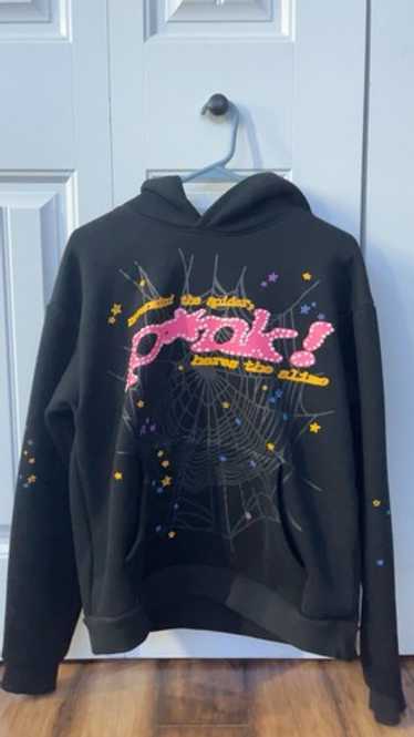 Sp5der p*nk パーカー　スパイダー　GROW AROUND 購入品 スパイダー P*NK V2 パーカー ブラック メンズ - FW23 - JP
