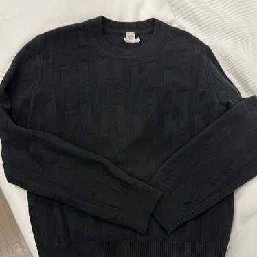 HERMES 00s H Logo Mohair Knit