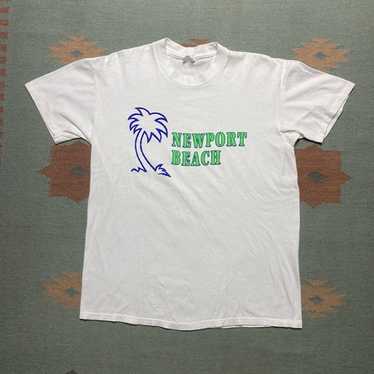 希少 80s USA製 Newport Vintage Ringer Tee