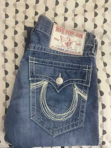 超希少✨️TRUE RELIGION RAINBOW JOEY 黄色 USA製 TRUE RELIGION VINTAGE RAINBOW JOEY JEANS SIZE 30 RARE