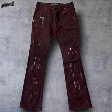 valabasas ファイヤーデニム VALABASAS フレアデニム stacked denim
