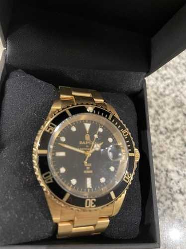 A BATHING APE / TYPE 4 BAPEX M (42mm) Wrist Watch Gold