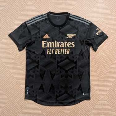 22-23 Arsenal Away Kit ウーデゴールユニホーム 黒金 Adidas