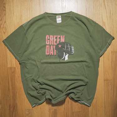 GreenDay ロンt 00s vintage y2k グリーンデイ Y2K Green Day グリーンデイ ラグラン 7分丈 ロンTの通販 by