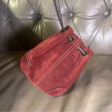 vintage coach old Suede soho アクセサリーポーチ vintage coach old Suede soho アクセサリーポーチ