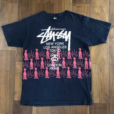 Stussy World Tour Tee Black – PIECES