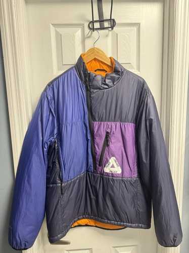 Palace P-Tex Pertex Liner Orange Purple Hibiscus Size Large