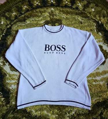 hugo boss collared jumper