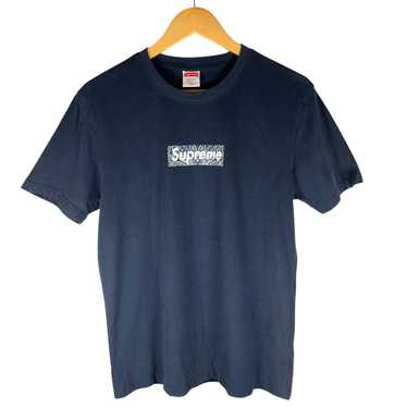 Supreme Bandana Box Logo Tee Navy シュプリーム バンダナ 半袖 中古・古着通販】SUPREME (シュプリーム) Bandana Box Logo Tee