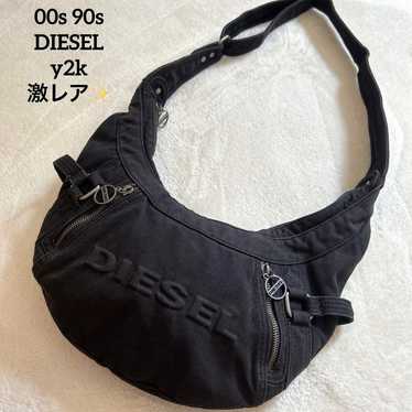 超希少 DIESEL Archive leather shoulder bag DIESEL - 【希少】Archive Diesel Shoulder Bag y2kの通販 by