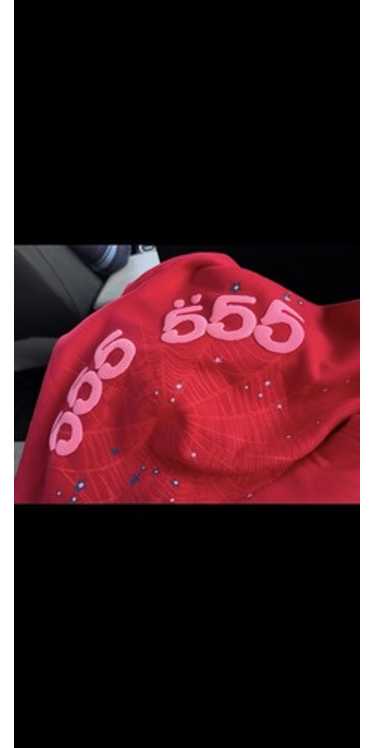 Sp5der パーカー エンジェル ナンバー 555 レッド /関送無料 Sp5der Worldwide Red Angel Number 555 Hoodie - Free Shipping
