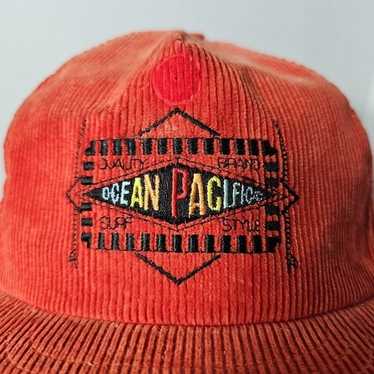 帽子 90's ocean pacific mulch border Knit hat 90's ocean pacific mulch border Knit hat