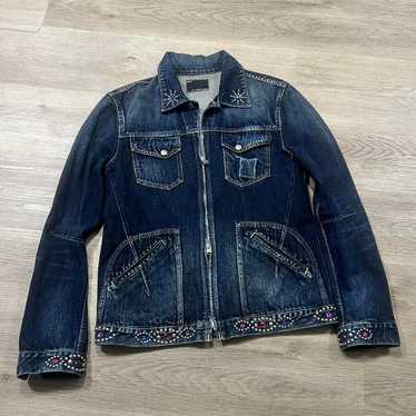 NUMBER NINE　ナンバーナイン　英字ロゴ　デニムジャケット　３　L Amazon | NUMBER (N) INE DENIM(ナンバーナインデニム