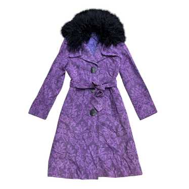 ヴィヴィアンタム　チベットラム　毛皮　ロングマフラー　ショール　ベージュ Vivienne tam with fur - Gem