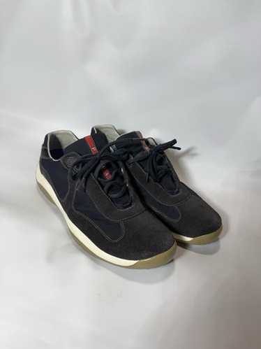 入手困難 PRADA◆リネアロッサ America's Cup ラバー スニーカー 入手困難 PRADA◇リネアロッサ America's Cup ラバー スニーカー